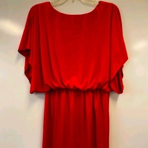 Cold Water Creek Red Dress Size 6